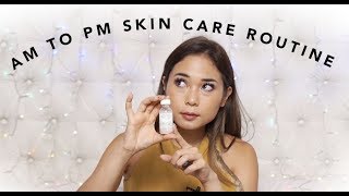 AM to PM Skin Care Routine  AYLA DIMITRI Bahasa Indonesia [upl. by Laiceps]