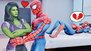 Hulk x Spider Man Screat Love in Granny Hopital  Funny Horror Animation [upl. by Putnam619]