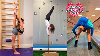 Gymnastics Flexibility and Contortion Skills TikTok Compilation 2024 valentinesday [upl. by Nappie881]