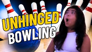 unhinged chaotic bowling for 90 seconds [upl. by Ardnayek]