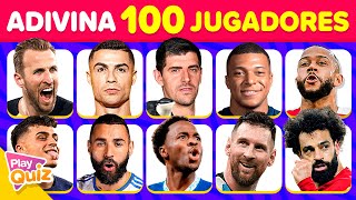 Adivina 100 Jugadores en 3 Segundos ⚽🧦🤔  Test de Fútbol  PlayQuiz Trivia [upl. by Siro852]