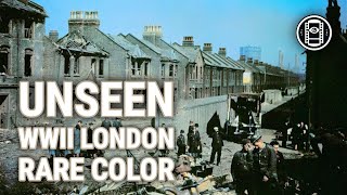 London in World War II Rare Color Photographs [upl. by Elletnuahs]