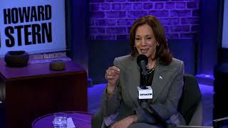 Howard Stern  Kamala Harris Interview October 8 2024 [upl. by Nosimaj]