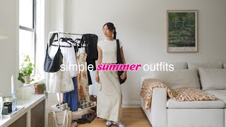 easy summer outfit ideas  casual and effortless outfits [upl. by Reich]