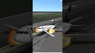 Flyarystan A320 Crash Landing aviation avgeek crash emergency landing flightsimulator plane [upl. by Kaile921]