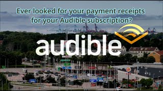 Where to find your Audible and Amazon Prime receipts [upl. by Howlyn]