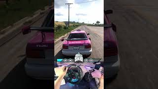 TSURU TUNEADO DRIFTING Forza Horizon 5 Steering Wheel  Shifter Gameplay [upl. by Idnam]