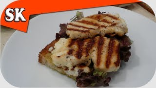 HALLOUMI CHEESE  Grilled on an open single deck [upl. by Tory]