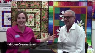 Aurifil Thread Founder Alex Veronelli Visits Heirloom Creations [upl. by Nylac]