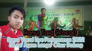 Aneko Bong Vocal R Taid Ronuj Taid Live Perform Otsur Mising Dolung Video Update 2022 [upl. by Sikorski]