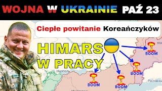 23 PAŹ ZMIAŻDŻENI W DZIEŃ Ukraińcy RAŻĄ PÓŁNOCNOKOREAŃSKIE BAZY  Wojna w Ukrainie Wyjasniona [upl. by Nilatak]