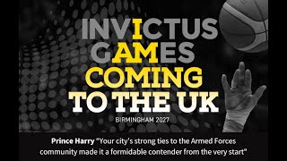 Invictus Games is coming to Birmingham 2027 [upl. by Socram]