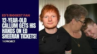 Autistic 12YearOld Callum Gets His Hands On Ed Sheeran Tickets [upl. by Harhay]