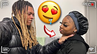 CASUALLY GRABBING MY CRUSH NECK TO SEE HER REACTION 😍👅 GONE RIGHT [upl. by Roinuj]