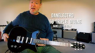 Danelectro 59 TRIPLE DIVINE [upl. by Alemahs]