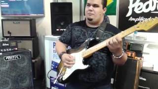 Cesário Filho  Opus 1  live in stand da Pedrone expomusic 2015 [upl. by Yllac]