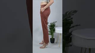 Get ready with Mlada Caramel straight fit pants🤎  Day 37 mladain grwm [upl. by Rafter441]