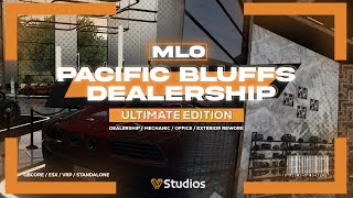 Ultimate Luxury Dealership MLO  Pacific Bluffs FiveM  Dealership amp Mechanic [upl. by Nea]