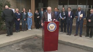 Senator Schumer on DC election changes CHIPS act [upl. by Ahsrop]