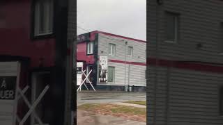 Gatineau Quebec Canada Flags River Houses Road Rainy Day at Gatineau Quebec Canada 🍁 🇨🇦 [upl. by Ellocin]