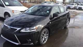 2014 Lexus CT 200h Hybrid in Black  F Sport Package Review [upl. by Dagmar]