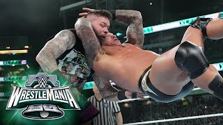 Logan Paul vs Randy Orton vs Kevin Owens — US Championship WrestleMania XL Sunday highlights [upl. by Alyks563]