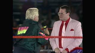 Jim Cornette debuts in the WWF Bobby The Brain Heenan marks out 1993 [upl. by Notnef]