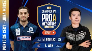 Sun Wen vs Marcos Freitas  PontoiseCergy  Jura Morez  PRO A [upl. by Hillard]