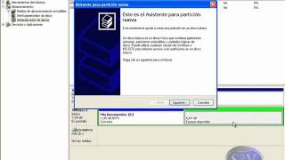 Windows Xp  Iniciar un disco duro [upl. by Goulette]