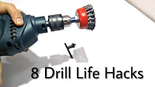 8 Drill Machine Hacks [upl. by Gerrilee]