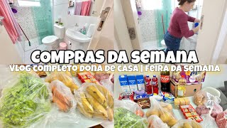 COMPRAS DA SEMANA NO ATACADISTA VLOG COMPLETO ROTINA DE DONA DE CASA  MUDEI O VISUAL [upl. by Epuladaug]