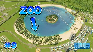 I Made A Zoo In My City 🐘🦁  Cities Skylines Gameplay 9 [upl. by Sheeb738]