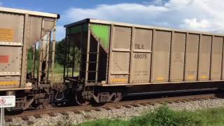 Railfanning in Plant City Florida CSX passing by the train viewing platform [upl. by Frost]