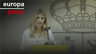 Díaz anuncia un quotescudo laboralquot para quotsalvar todosquot los empleos afectados por la DANA [upl. by Blane]