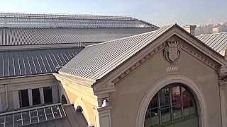 Gare de Lyon Perrache dans le Rhône vue par drone [upl. by Lapotin]