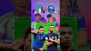 PT2 ITALIAFRANCIA SQUADRE A CONFRONTO⚔️🏆 italia francia euro2024 europei [upl. by Saba516]