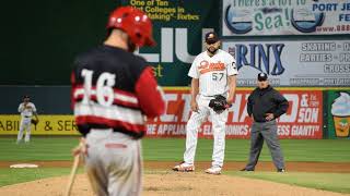 Francisco KRod Rodriguez Save Long Island Ducks HD [upl. by Stefanac]