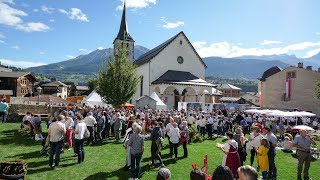 1000 Jahre Naters Jubiläum  St Merez und Abschlussfeier [upl. by Idnym]