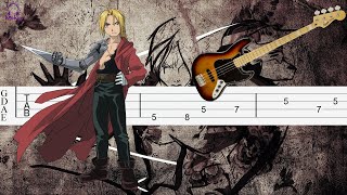 Fullmetal Alchemist OP1  Melissa Bass Tabs Tutorial [upl. by Keller]