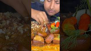 Red rice pork cute swoopnasagarvlog mukbang porkcurry viralvideos [upl. by Yrek806]