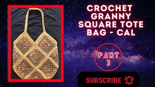 Granny Square Tote Bag Part 3  Crochet Rocks [upl. by Heddy877]