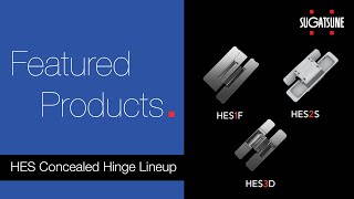 The Ultimate Concealed Hinges The HES Series [upl. by Aillimat]