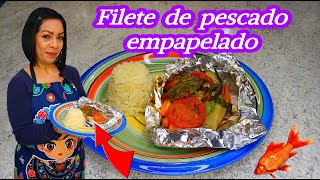 FILETE DE PESCADO EMPAPELADOAL SARTÉN [upl. by Ahseined]