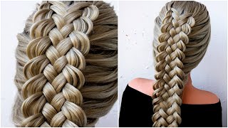 😱 Twisted Edge French Fishtail Braid by Another Braid [upl. by Urbana569]