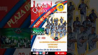 Disfruta las fiestas de QUITO con LA ORIGINAL BANDA DE ZÁMBIZA LAquotDECANAquot [upl. by Ahsineb]