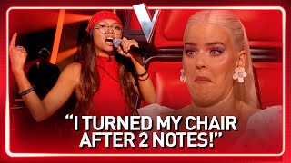 FILIPINO talent turned her Blind Audition into a CONCERT on The Voice  Journey 262 [upl. by Ahsieker]