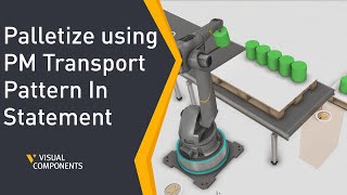 Palletize using Process Modeling Transport Pattern In Statement [upl. by Stortz389]