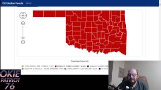 All 77 Oklahoma Counties Vote Trump [upl. by Eilsek]