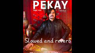 Pekay tappayAzhar KhanPashto songSlowed and reverb [upl. by Acissey]