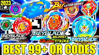 BEST 99 QR CODES  BEYBLADE QR CODES 202425 ULTIMATE EVO VALTRYEK V9 QR CODE  ZEAL ACHILLES A8 [upl. by Amairam769]